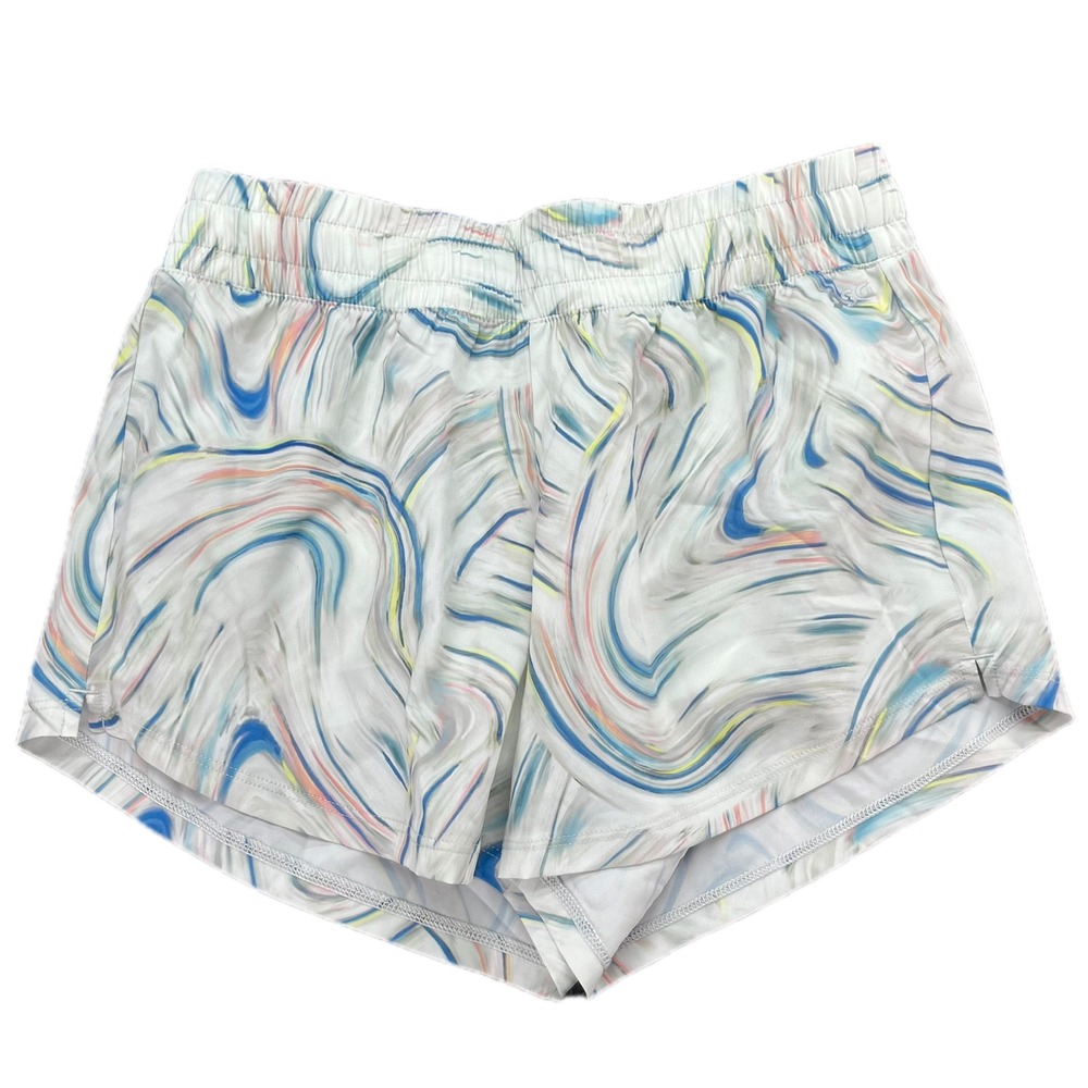 DSG Girls Mid Rise Stride Short Ribbon Dancer Swirl Print Built-in Brief